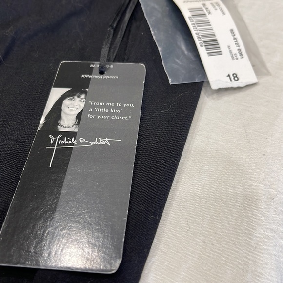 Black Bisou Bisou Skinny Stretch Pants Size 18 - Picture 4 of 7